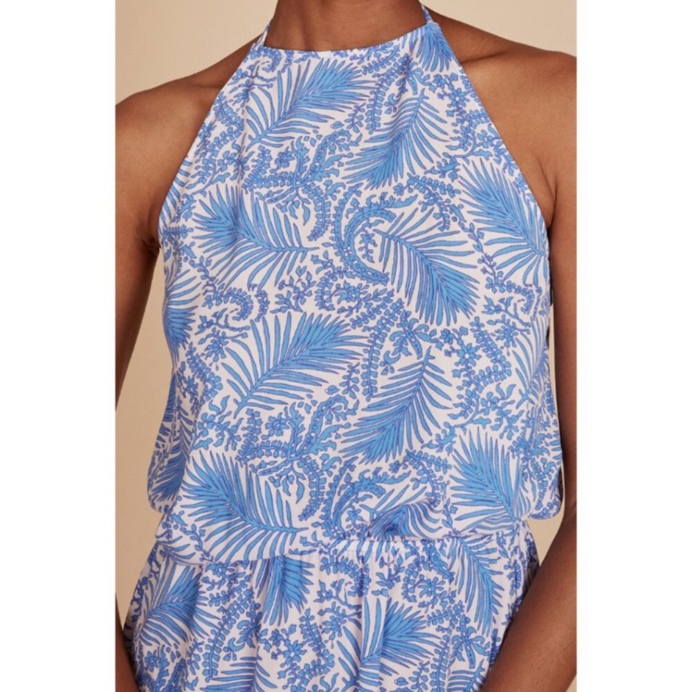 NWT Show Me Your Mumu Heather Halter Maxi Dress - in Sea Breeze - Picture 3 of 14